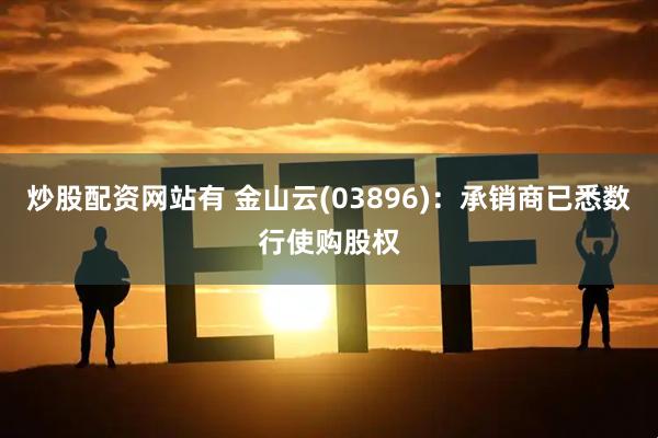 炒股配资网站有 金山云(03896)：承销商已悉数行使购股权